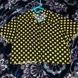 Button down Crop top